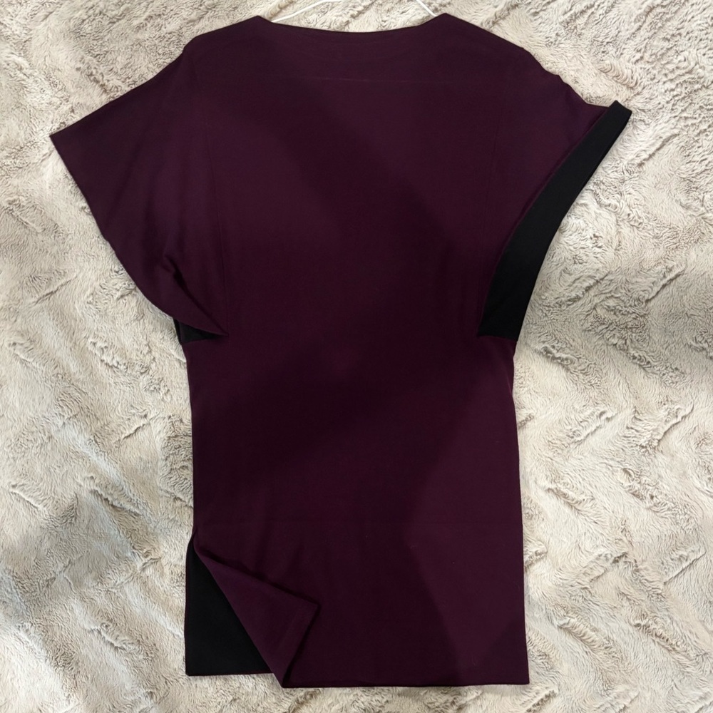 Balenciaga Cashmere Sweater Dress Plum with Black underside